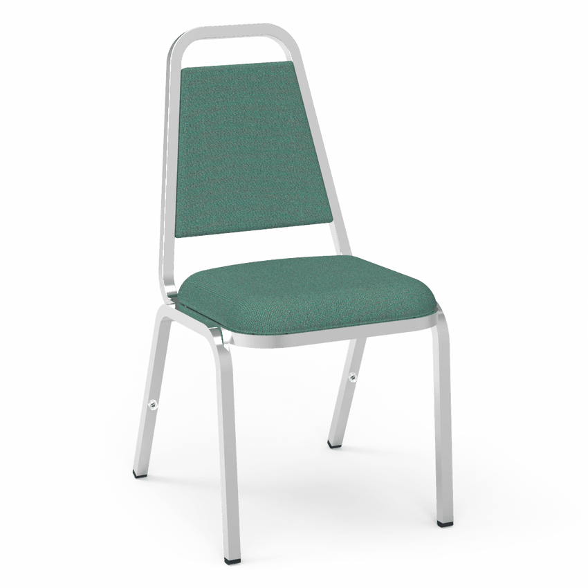 Virco 8926 - Upholstered Stack Chair, Trapezoidal Back, Padded Dome Seat (Virco 8926) - SchoolOutlet