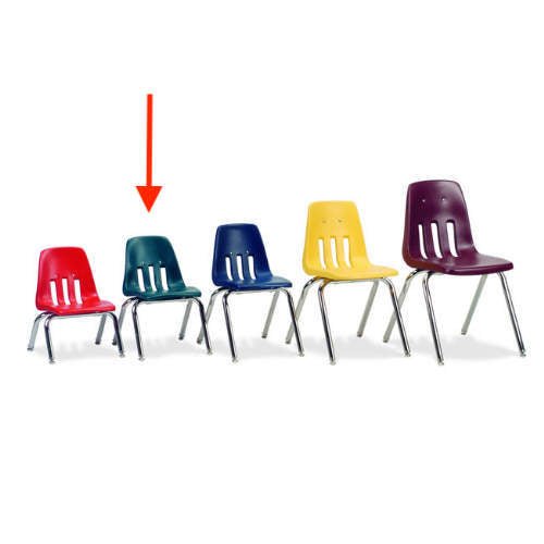 Virco 9012 Preschool - 1st Grade Stack Chair - 12" Seat Height - SchoolOutlet