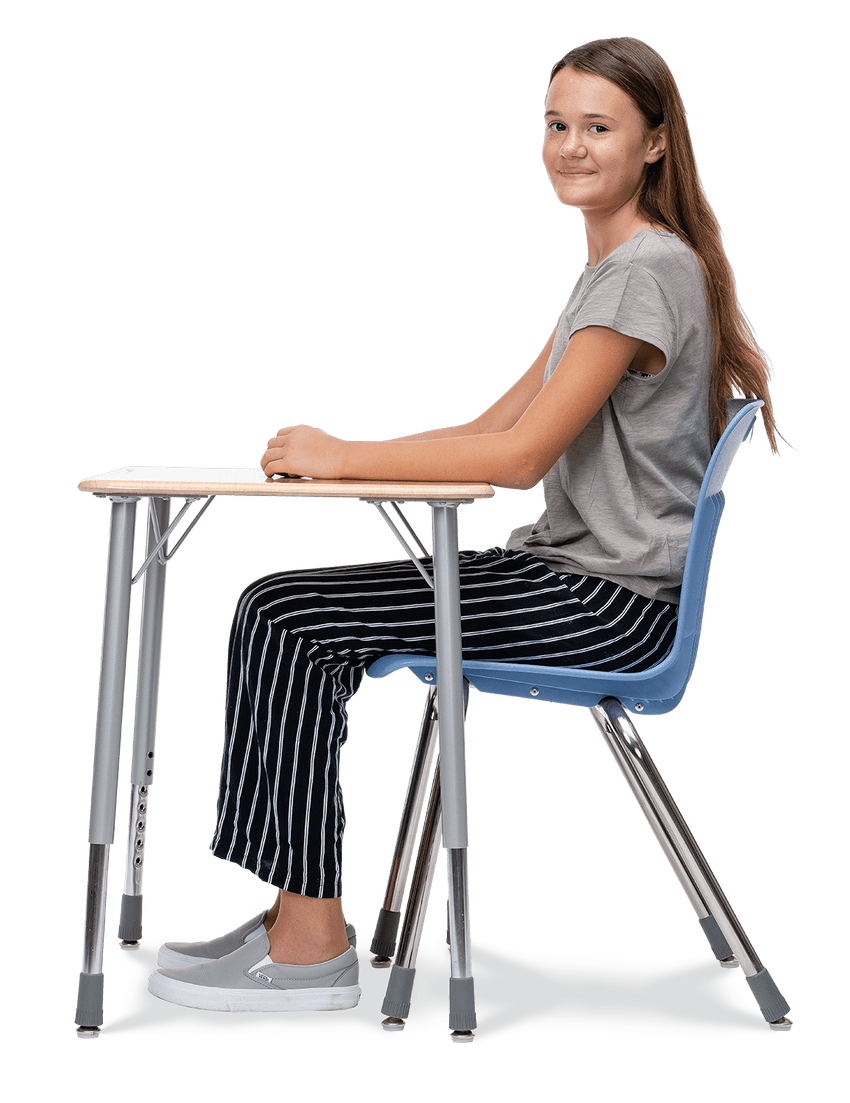 Virco AN18EL - Analogy Series 4-Legged School Stack Chair, 18-1/2" Seat Height (Virco AN18EL) - SchoolOutlet