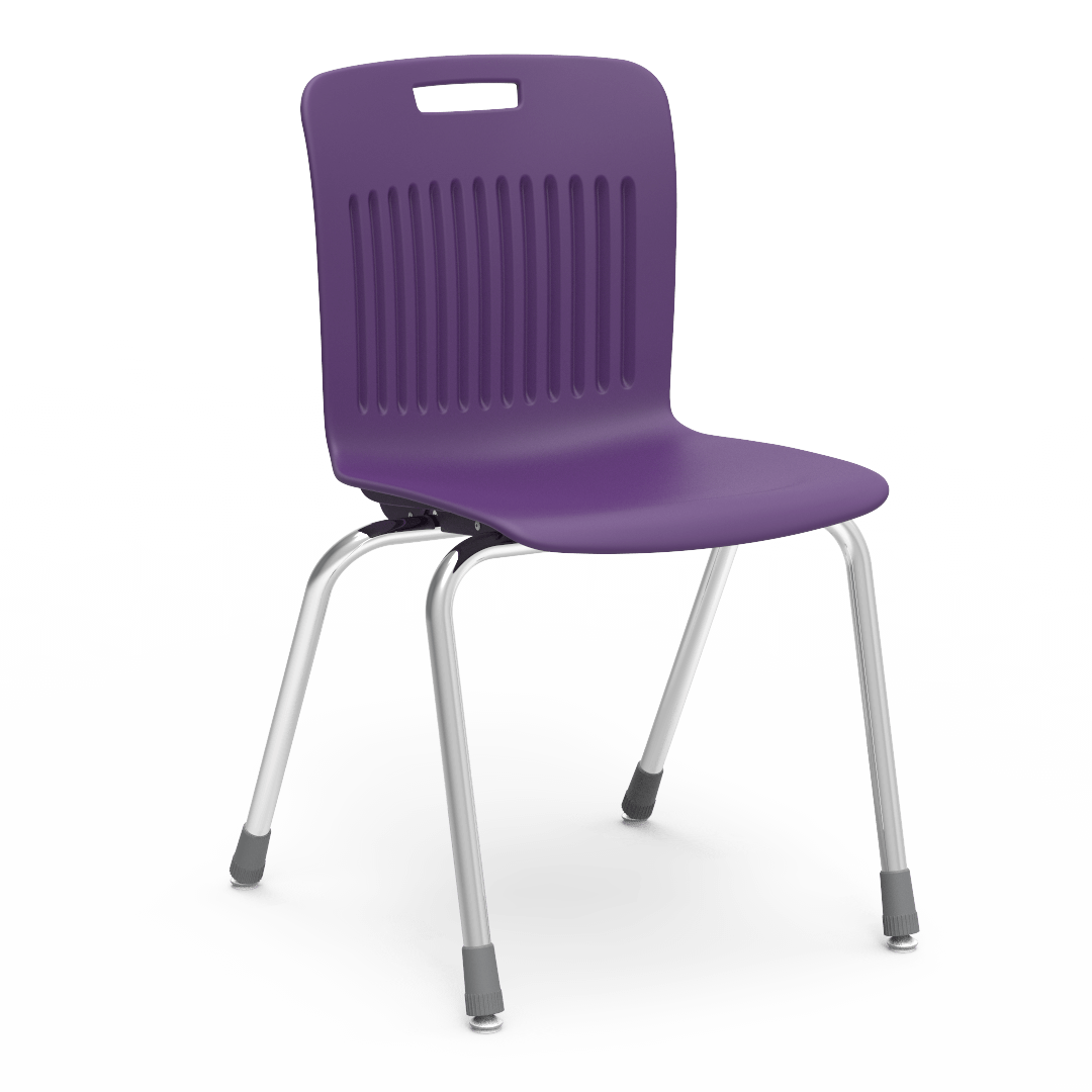 Virco AN18EL - Analogy Series 4-Legged School Stack Chair, 18-1/2" Seat Height (Virco AN18EL) - SchoolOutlet