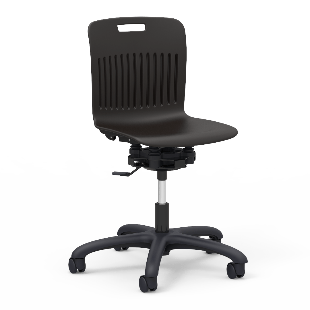 Virco Analogy Series R2M Adjustable Height Mobile Task Chair (Virco ANR2MTASK18) - SchoolOutlet