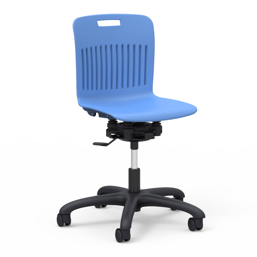 Virco Analogy Series R2M Adjustable Height Mobile Task Chair (Virco ANR2MTASK18) - SchoolOutlet