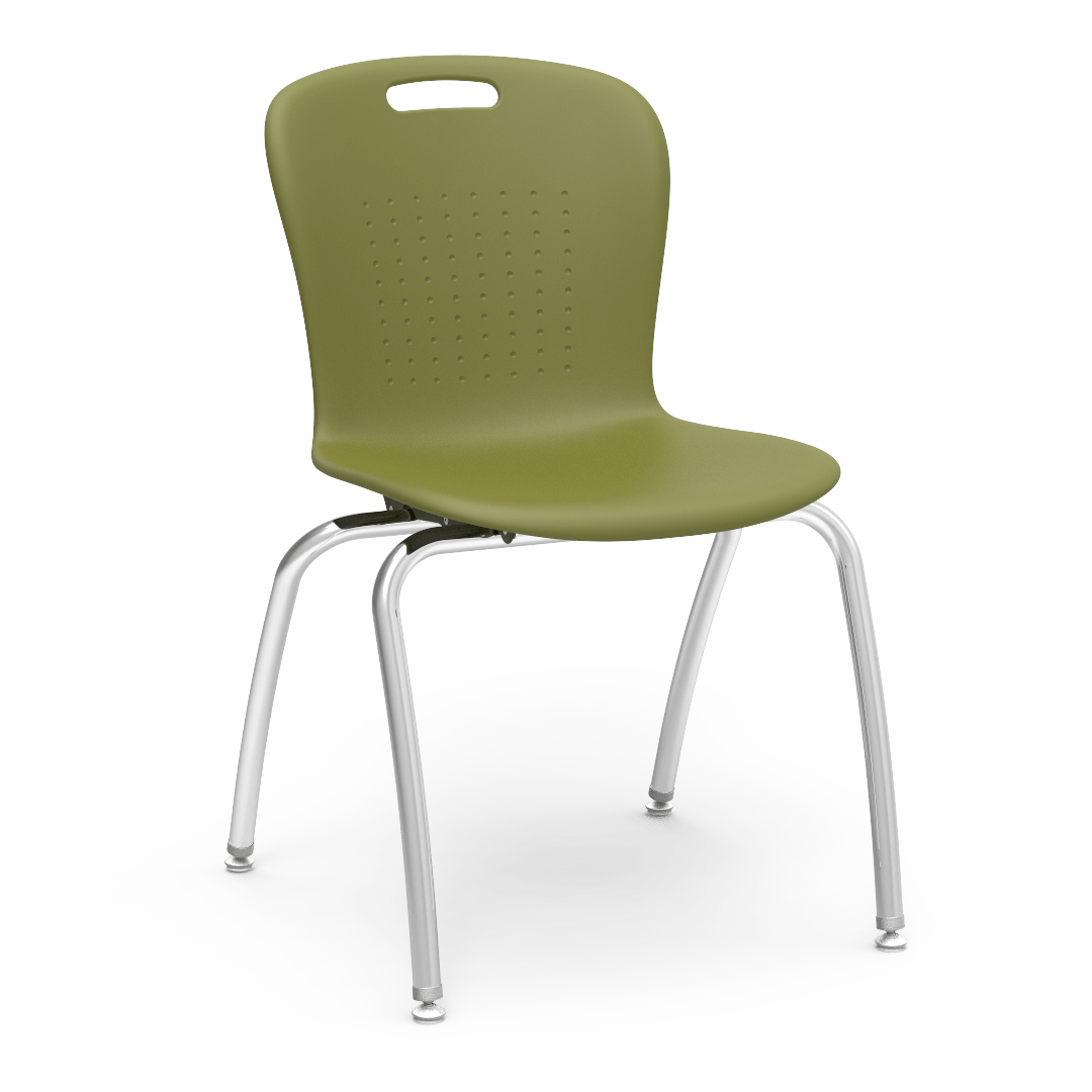 Virco CS18 - Civitas Sage Series 4-Legged Ergonomic Chair, Flex Seat/Back - 18" Seat Height (Virco CS18) - SchoolOutlet