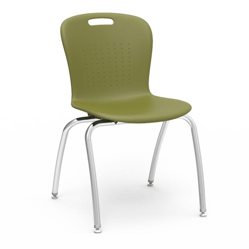 Virco CS18 - Civitas Sage Series 4-Legged Ergonomic Chair, Flex Seat/Back - 18" Seat Height (Virco CS18) - SchoolOutlet