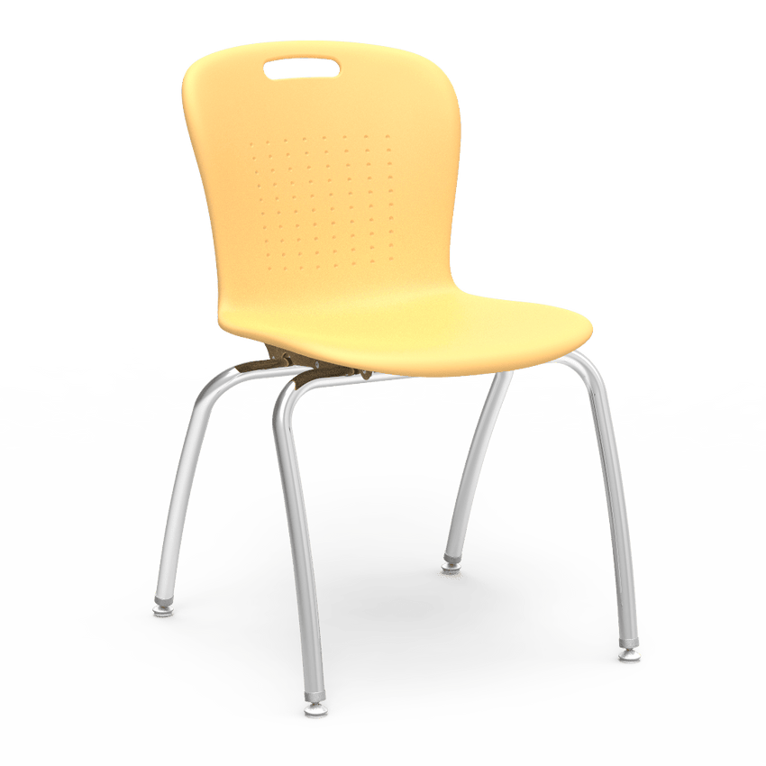 Virco CS18 - Civitas Sage Series 4-Legged Ergonomic Chair, Flex Seat/Back - 18" Seat Height (Virco CS18) - SchoolOutlet