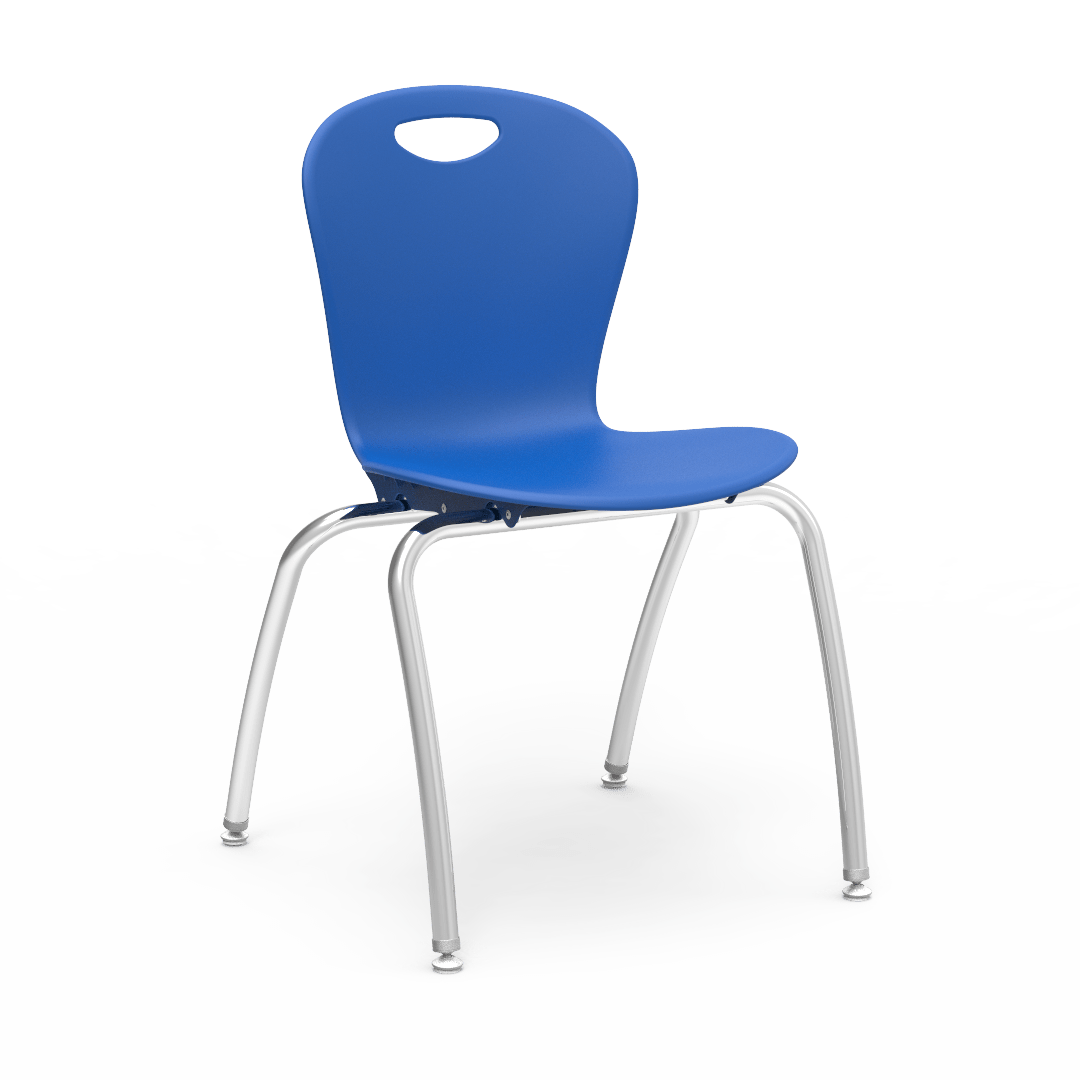 Virco CZ18 - Civitas Series 4-Legged Ergonomic Chair, Contoured Seat/Back - 18" Seat Height (Virco CZ18) - SchoolOutlet