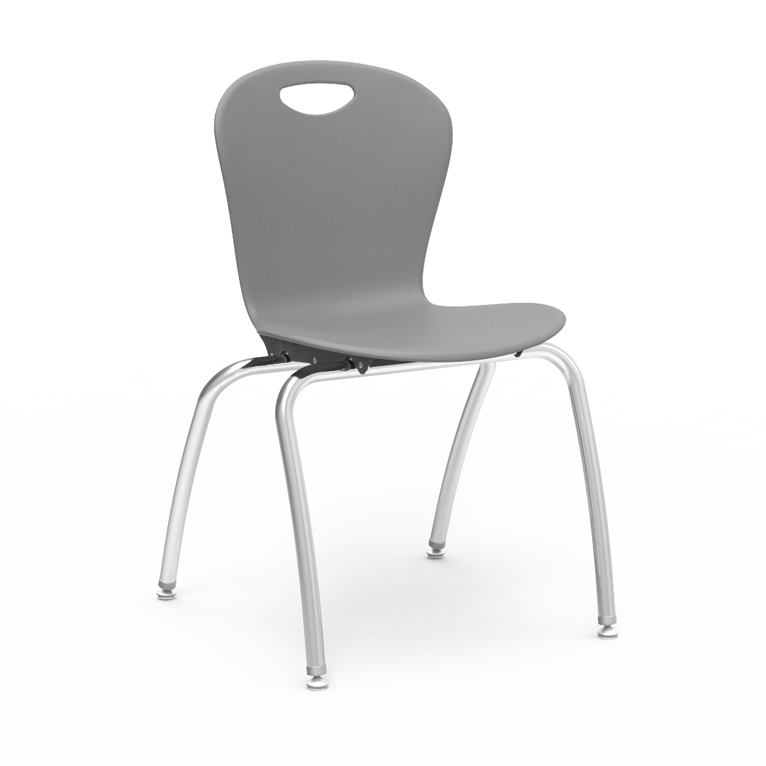 Virco CZ18 - Civitas Series 4-Legged Ergonomic Chair, Contoured Seat/Back - 18" Seat Height (Virco CZ18) - SchoolOutlet