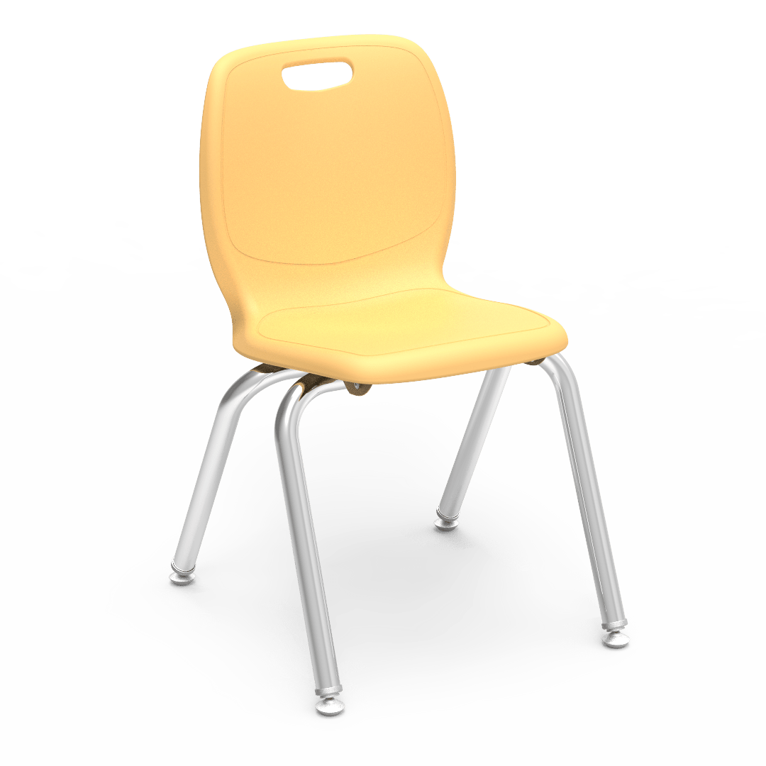 Virco N2 Series Ergonomic School Stack Chair - 14" Seat Height (Virco N214) - SchoolOutlet