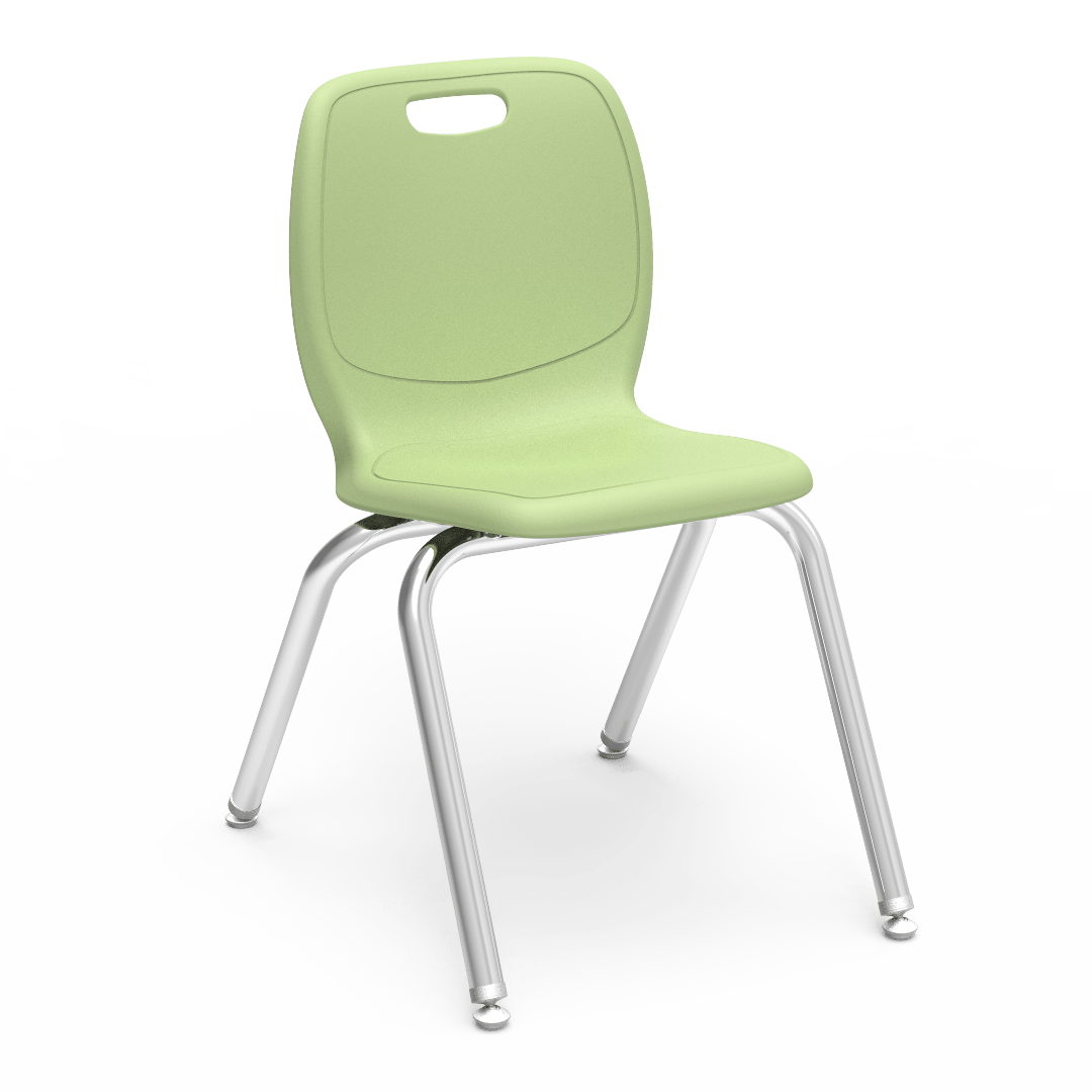 Virco N2 Series Ergonomic School Stack Chair - 16" Seat Height (Virco N216) - SchoolOutlet