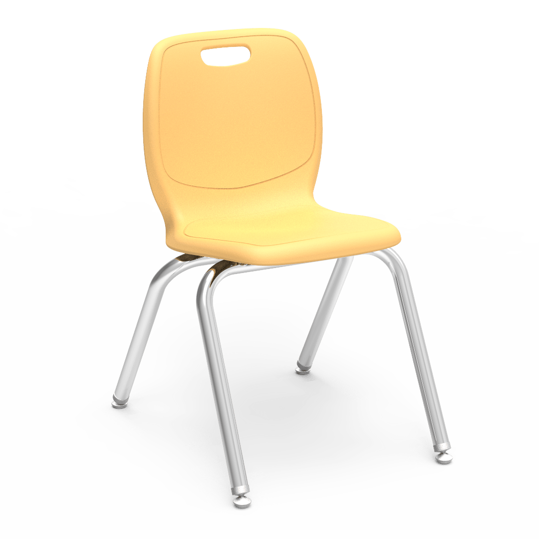 Virco N2 Series Ergonomic School Stack Chair - 16" Seat Height (Virco N216) - SchoolOutlet