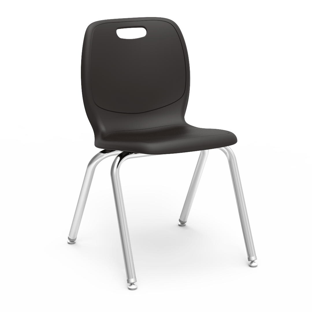 Virco N2 Series Ergonomic School Stack Chair - 18" Seat Height (Virco N218) - SchoolOutlet