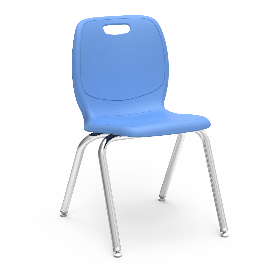 Virco N2 Series Ergonomic School Stack Chair - 18" Seat Height (Virco N218) - SchoolOutlet