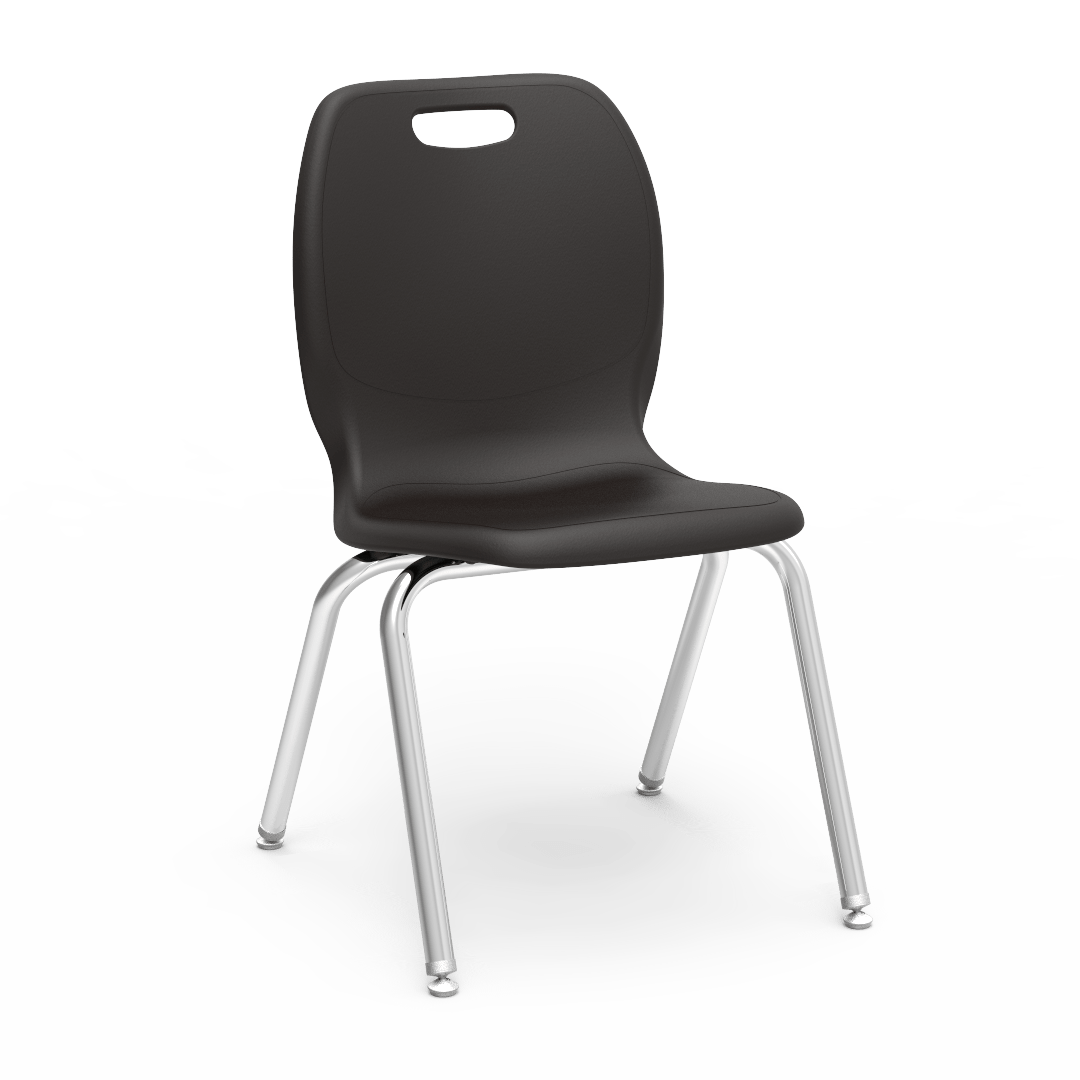 Virco N2 Series Ergonomic School Stack Chair - XL Seat - 18 1/4" Seat Height (Virco N218EL) - SchoolOutlet