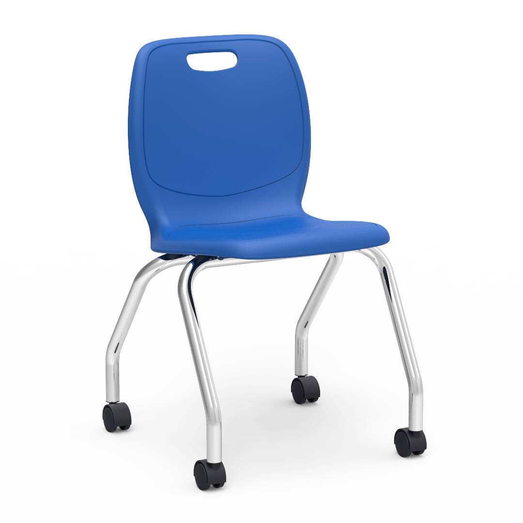 Virco N2 Series Mobile Task Chair - 18" Seat Height (Virco N250) - SchoolOutlet