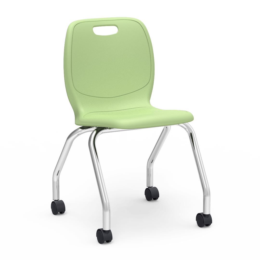 Virco N2 Series Mobile Task Chair - 18" Seat Height (Virco N250) - SchoolOutlet