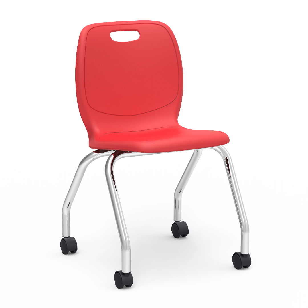 Virco N2 Series Mobile Task Chair - 18" Seat Height (Virco N250) - SchoolOutlet