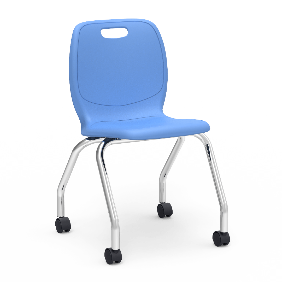 Virco N2 Series Mobile Task Chair - XL Seat (Virco N250EL) - SchoolOutlet