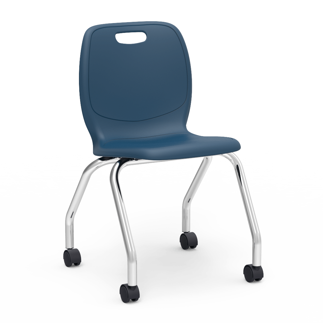 Virco N2 Series Mobile Task Chair - XL Seat (Virco N250EL) - SchoolOutlet