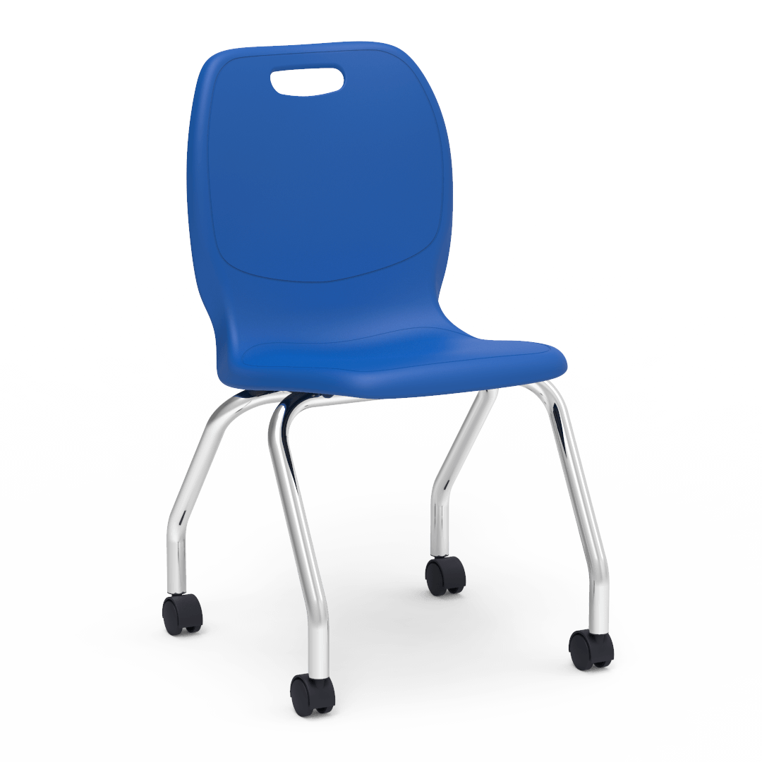 Virco N2 Series Mobile Task Chair - XL Seat (Virco N250EL) - SchoolOutlet