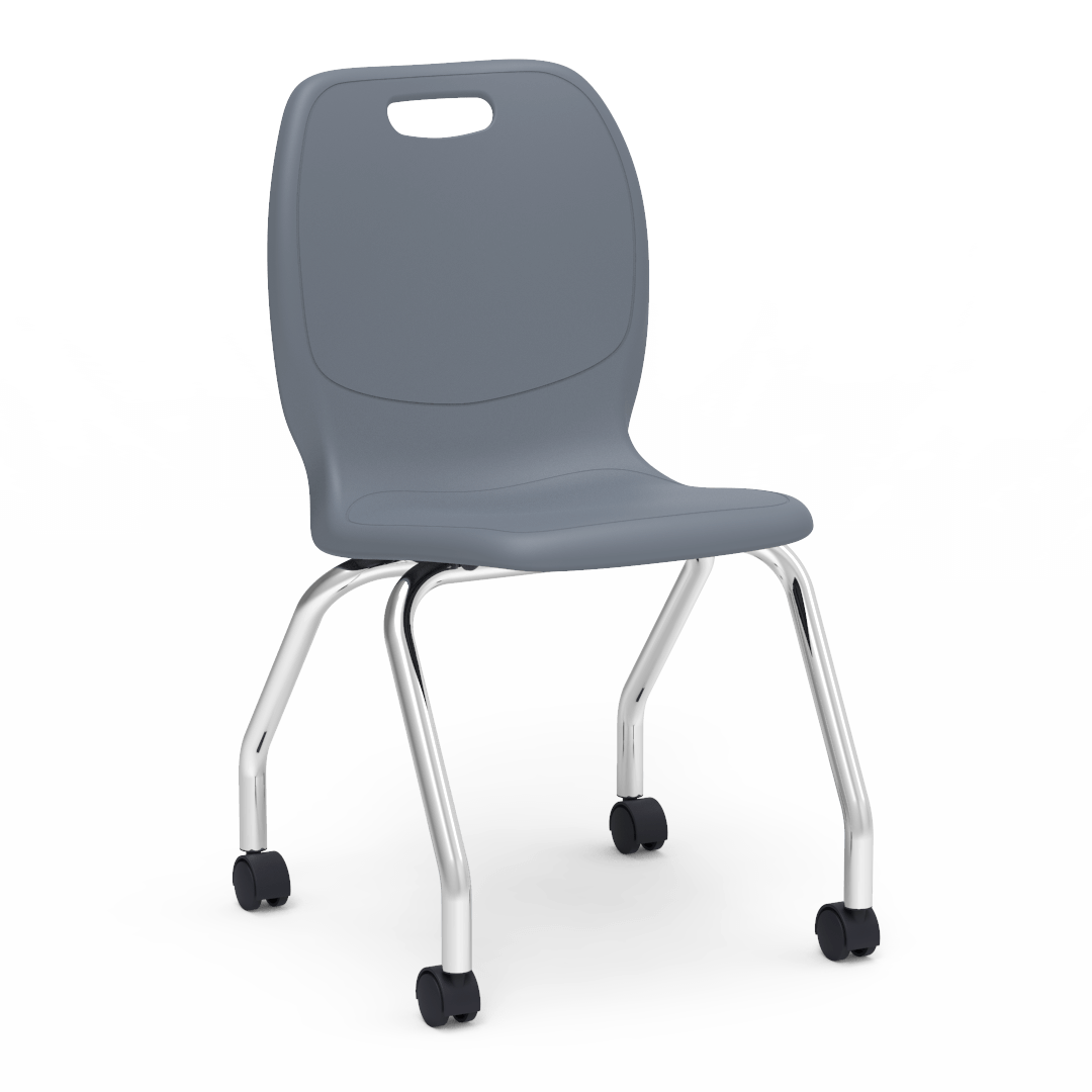 Virco N2 Series Mobile Task Chair - XL Seat (Virco N250EL) - SchoolOutlet