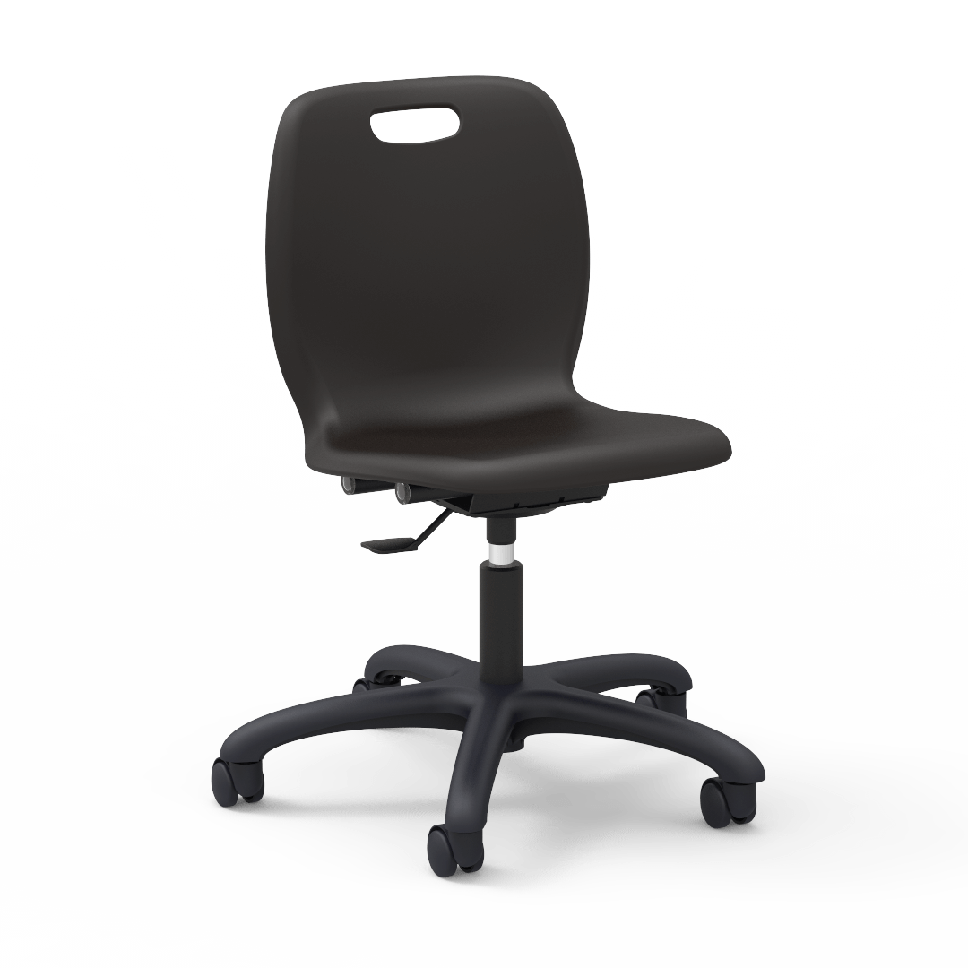 Virco N2 Series Height Adjustable Mobile Task Chair (Virco N260GC) - SchoolOutlet