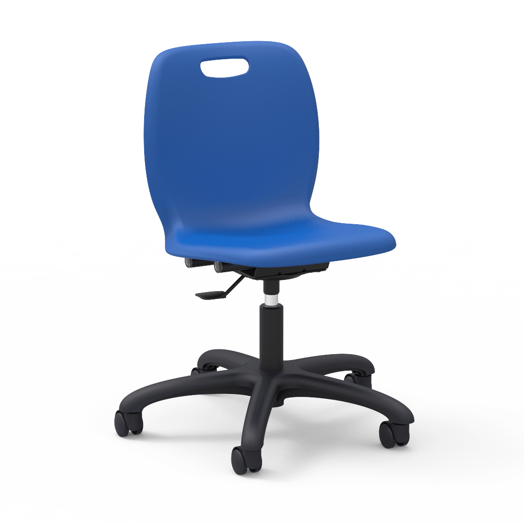 Virco N2 Series Height Adjustable Mobile Task Chair (Virco N260GC) - SchoolOutlet