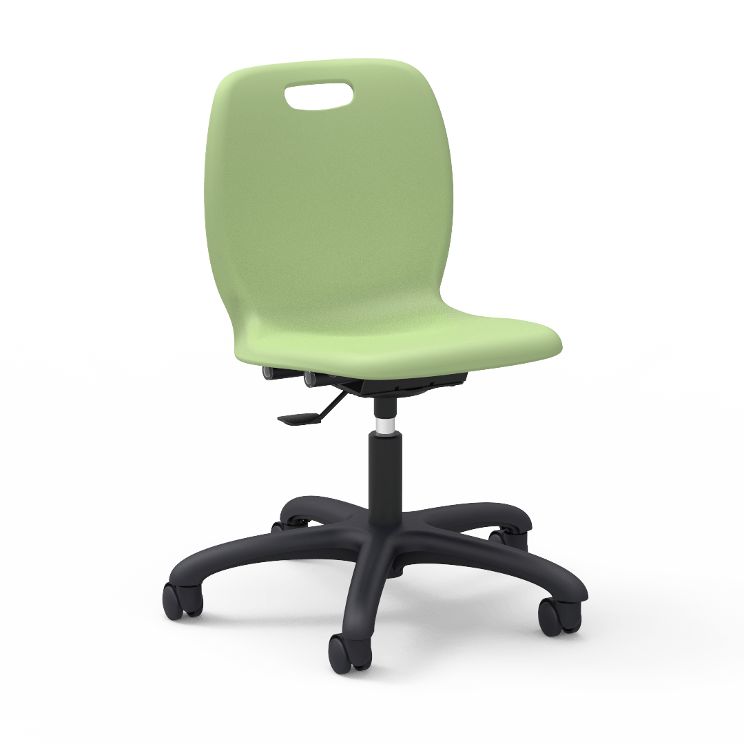 Virco N2 Series Height Adjustable Mobile Task Chair (Virco N260GC) - SchoolOutlet