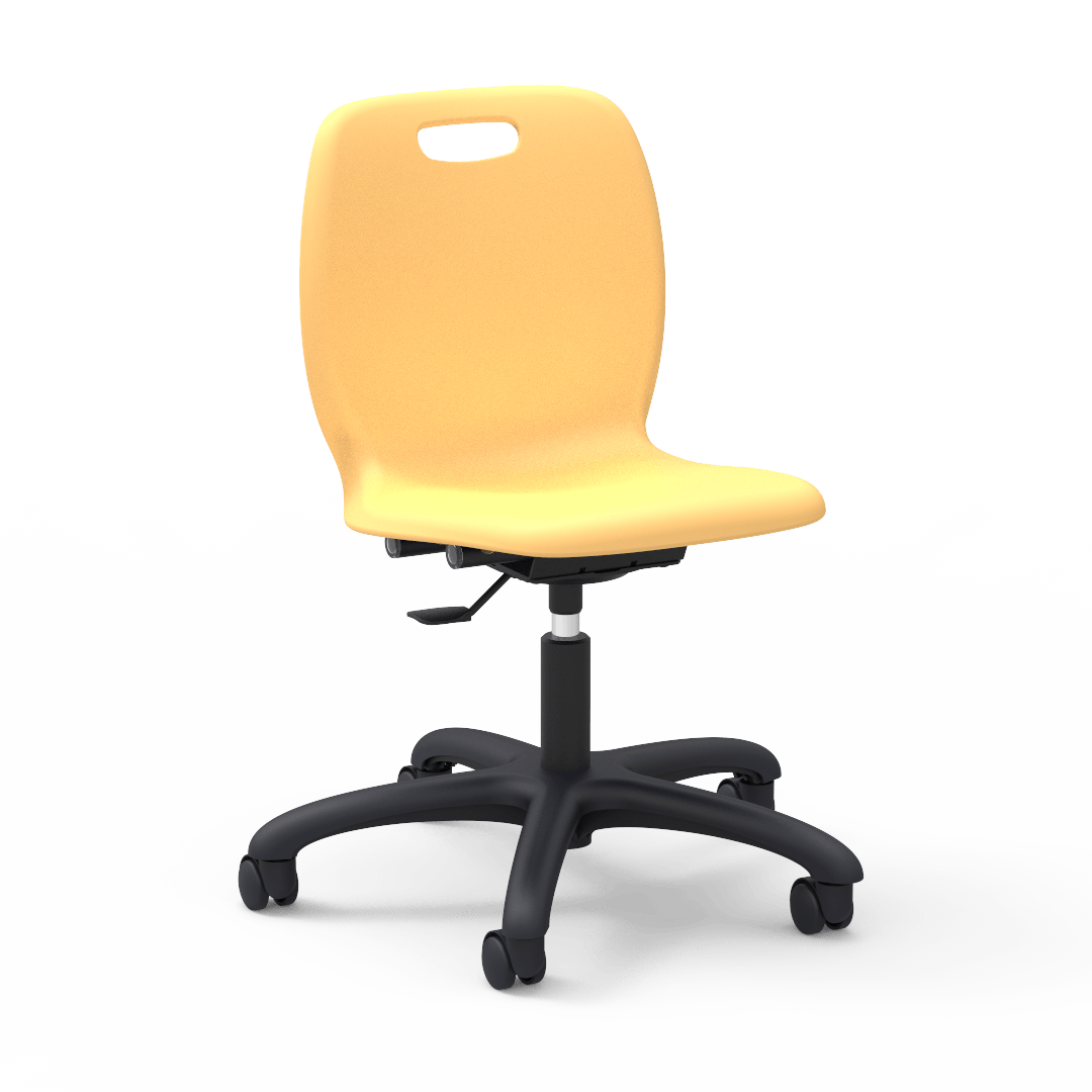 Virco N2 Series Height Adjustable Mobile Task Chair (Virco N260GC) - SchoolOutlet