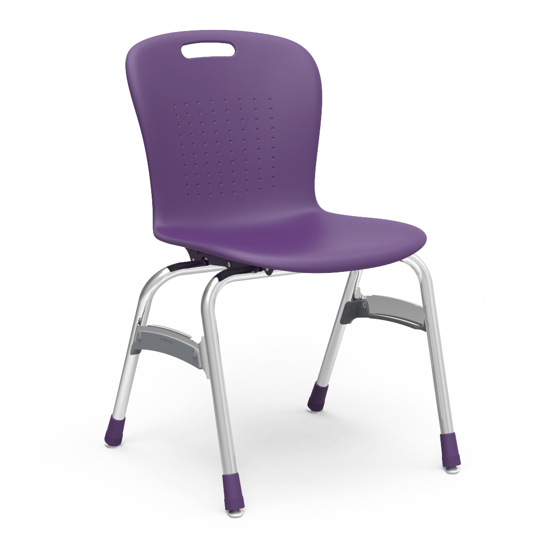 Virco SG418 - Sage Series 4-Leg Stack Chair - 18" Seat Height (Virco SG418) - SchoolOutlet