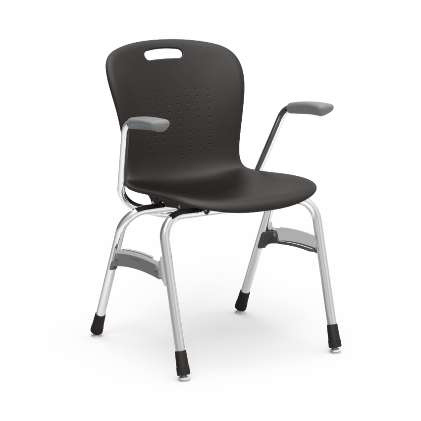 Virco SG418A - Sage Series 4-Leg Chair with Armrests - 18" Seat Height (Virco SG418A) - SchoolOutlet