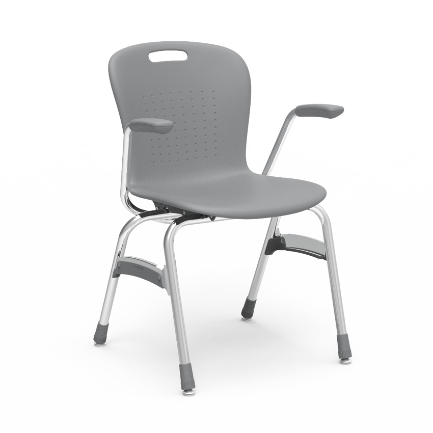 Virco SG418A - Sage Series 4-Leg Chair with Armrests - 18" Seat Height (Virco SG418A) - SchoolOutlet