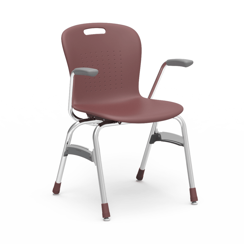 Virco SG418A - Sage Series 4-Leg Chair with Armrests - 18" Seat Height (Virco SG418A) - SchoolOutlet