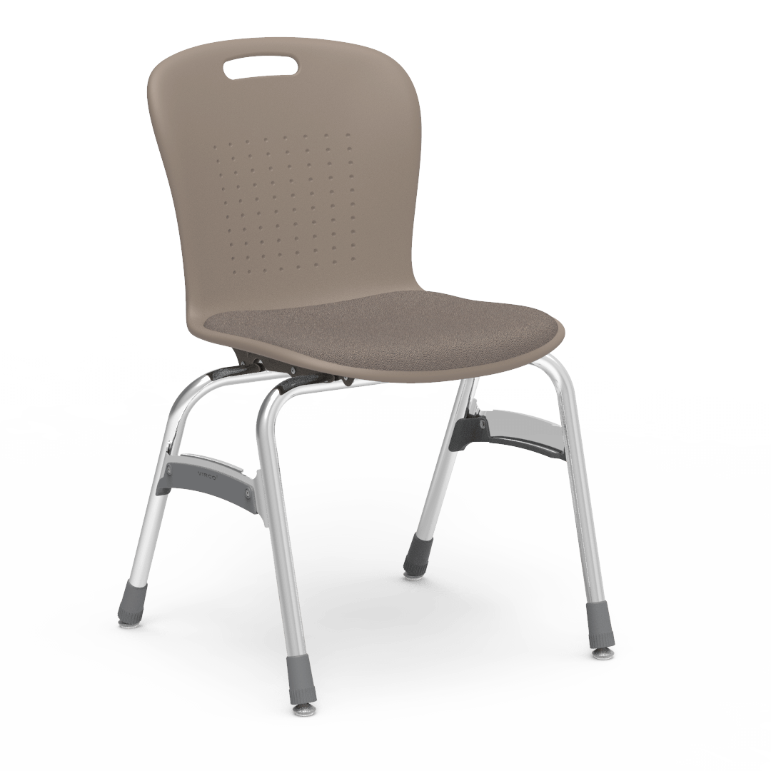 Virco SG418P - Sage Stack Chair - 18" Seat Height with Padded Upholstered Seat Cushion (Virco SG418P) - SchoolOutlet