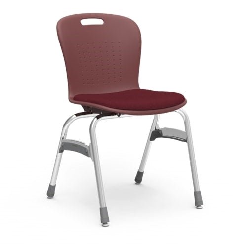 Virco SG418P - Sage Stack Chair - 18" Seat Height with Padded Upholstered Seat Cushion (Virco SG418P) - SchoolOutlet