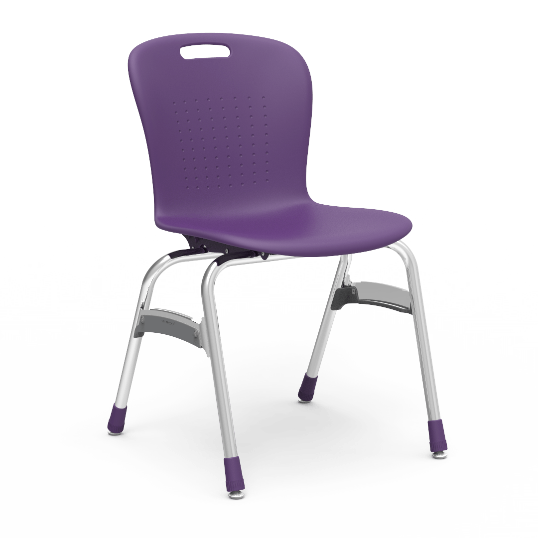 Virco SG419 - Sage Series 4-Leg Stack Chair - 19" Seat Height (Virco SG419) - SchoolOutlet