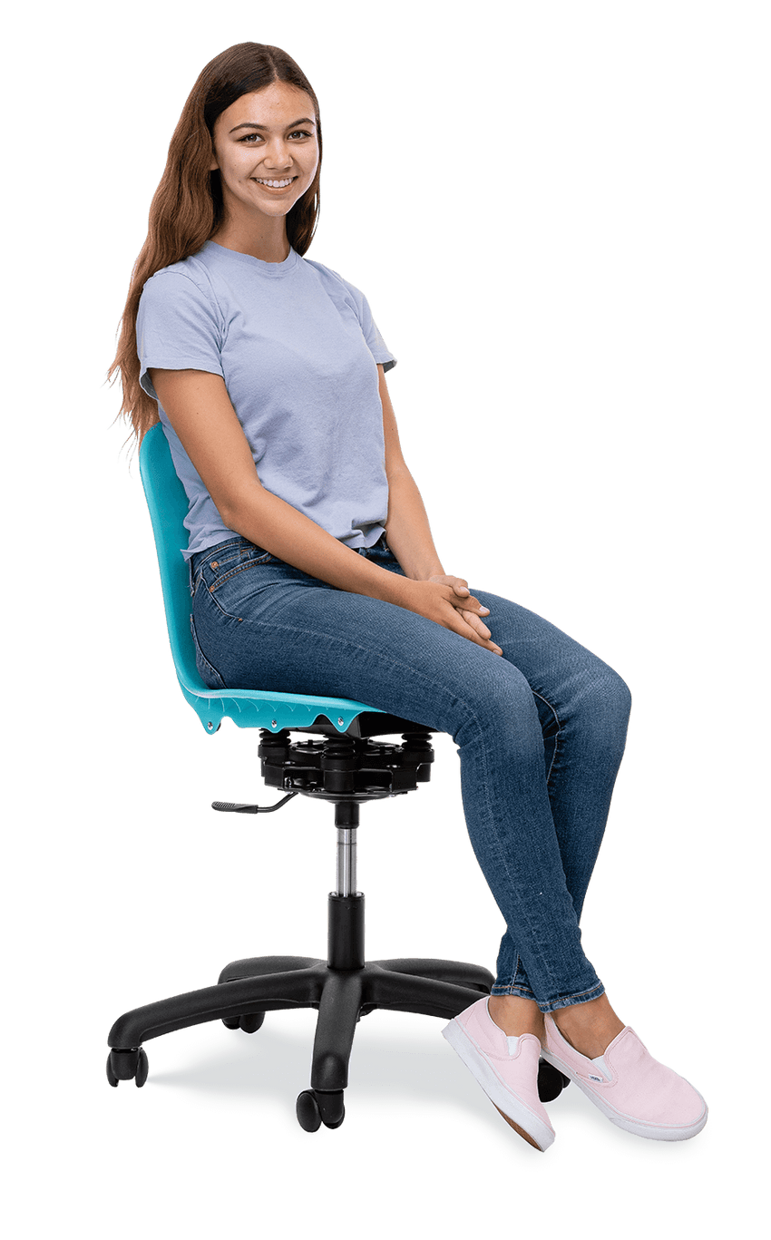Virco ZR2MTASK18 - ZUMA Series 18" R2M Mobile Task Chair - 24-1/8"W x 24-1/8"D (Virco ZR2MTASK18) - SchoolOutlet