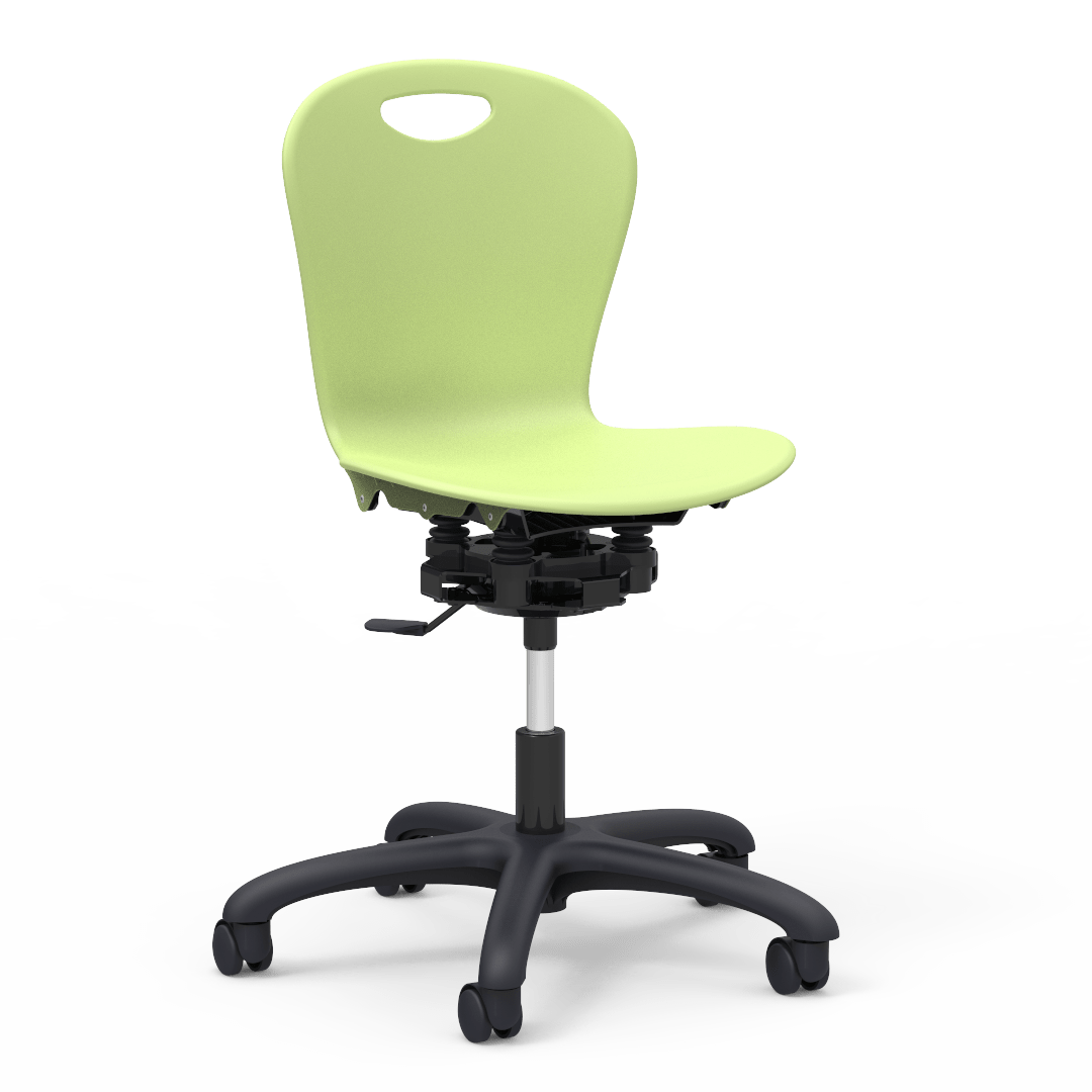 Virco ZR2MTASK18 - ZUMA Series 18" R2M Mobile Task Chair - 24-1/8"W x 24-1/8"D (Virco ZR2MTASK18) - SchoolOutlet