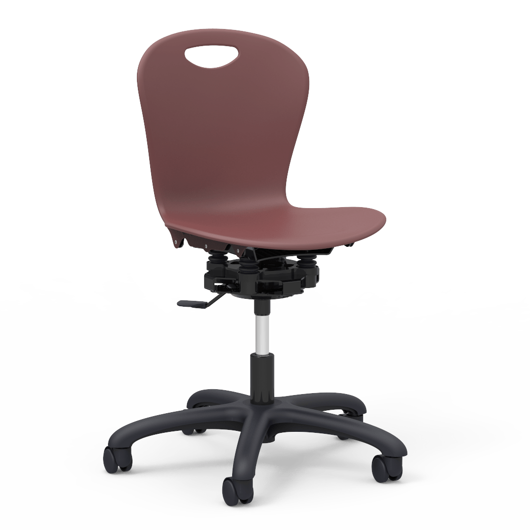 Virco ZR2MTASK18 - ZUMA Series 18" R2M Mobile Task Chair - 24-1/8"W x 24-1/8"D (Virco ZR2MTASK18) - SchoolOutlet