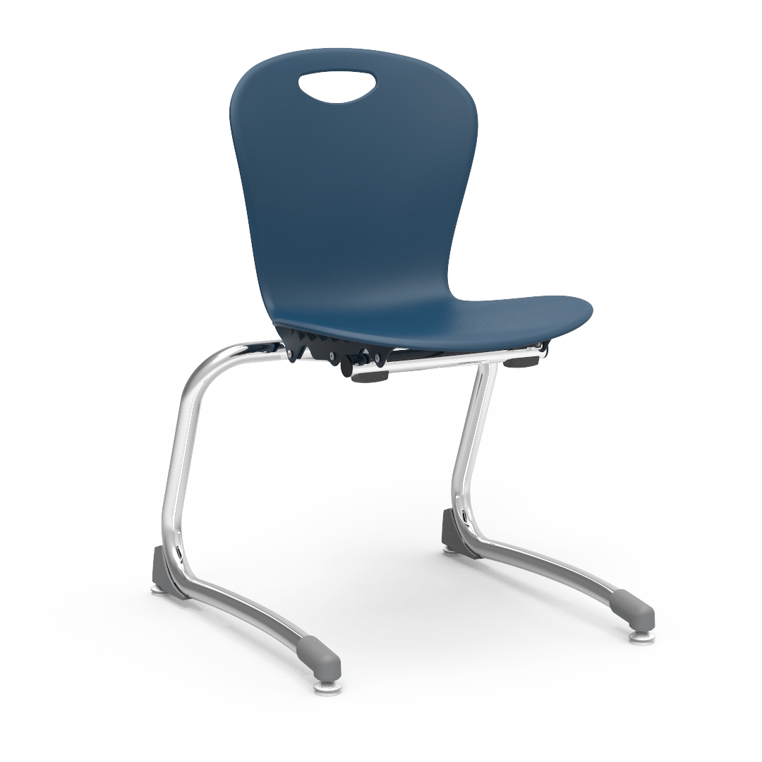 Virco ZSTCANT15 - Zuma Series Stacking Cantilever Chair, 15" Seat Height, 1st - 4th Grade (Virco ZSTCANT15) - SchoolOutlet