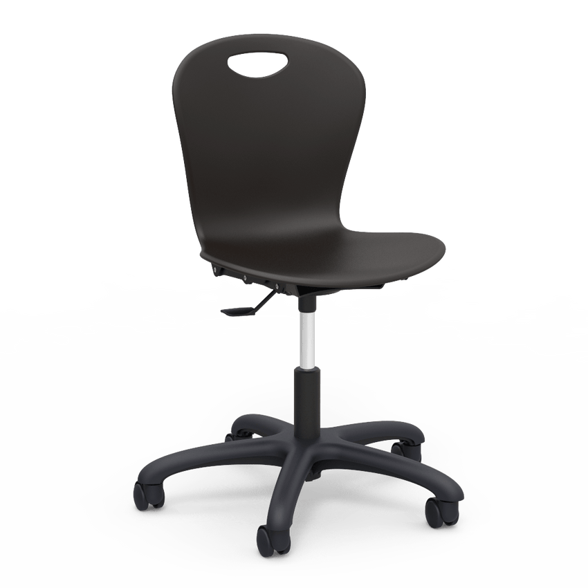 Virco ZTASK18 Mobile Student Task Chair for Training Rooms, Computer Labs, Schools & Classrooms, Adjustable Heigh - SchoolOutlet