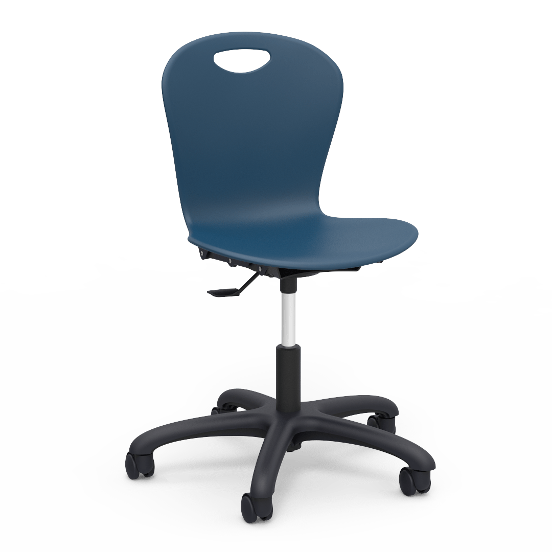 Virco ZTASK18 - Zuma Series Mobile Task Chair with Wheels (Virco ZTASK18) - SchoolOutlet