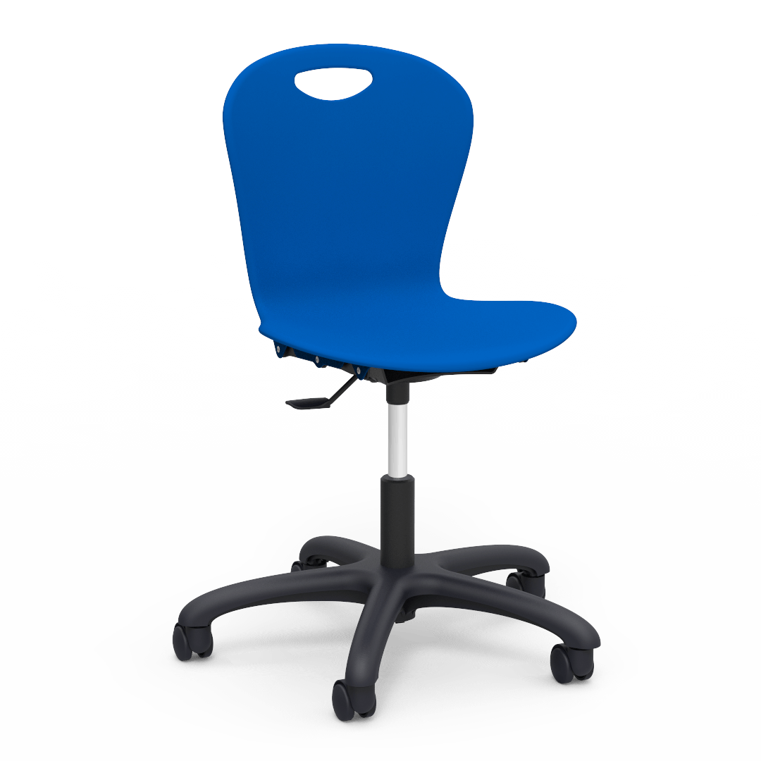 Virco ZTASK18 - Zuma Series Mobile Task Chair with Wheels (Virco ZTASK18) - SchoolOutlet