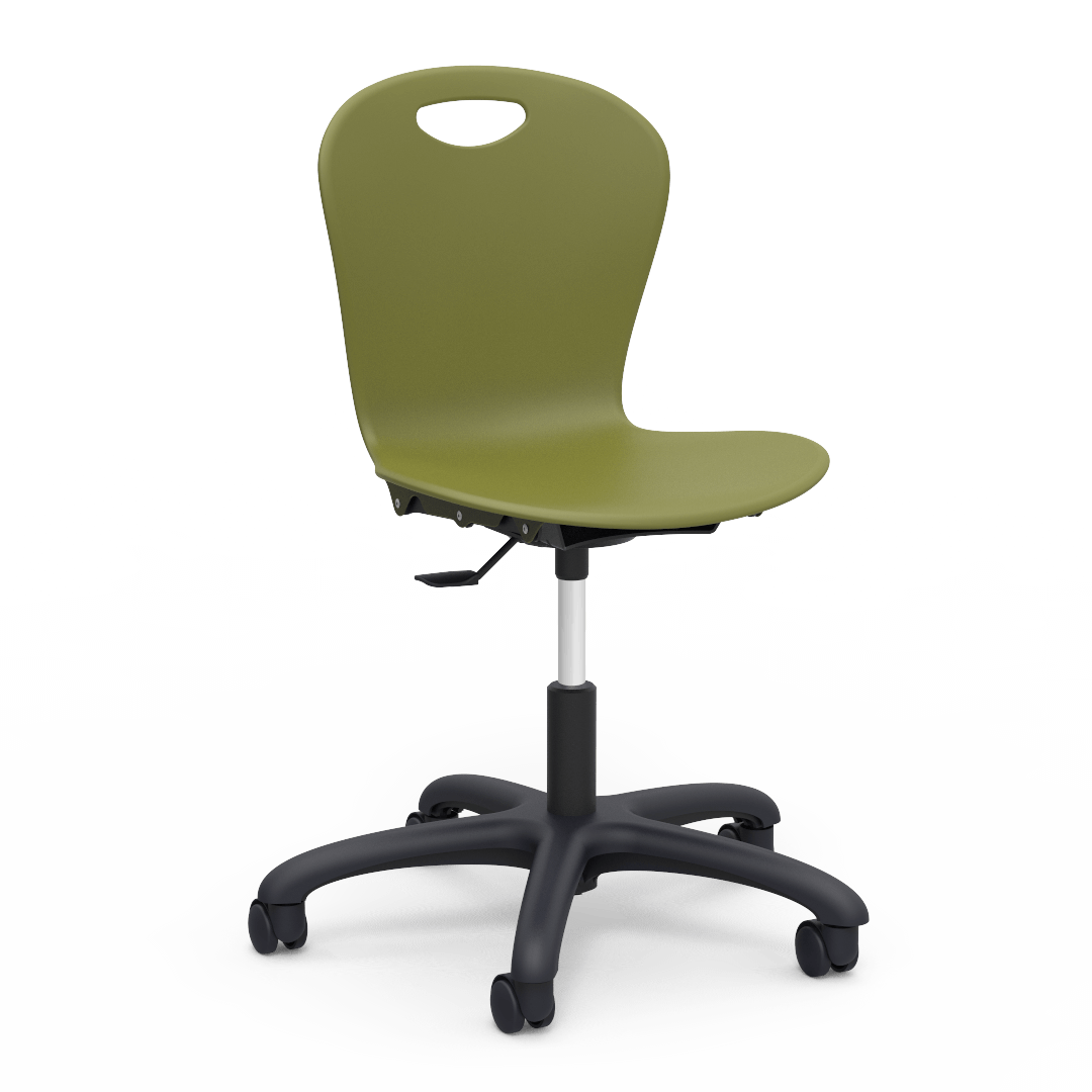 Virco ZTASK18 - Zuma Series Mobile Task Chair with Wheels (Virco ZTASK18) - SchoolOutlet