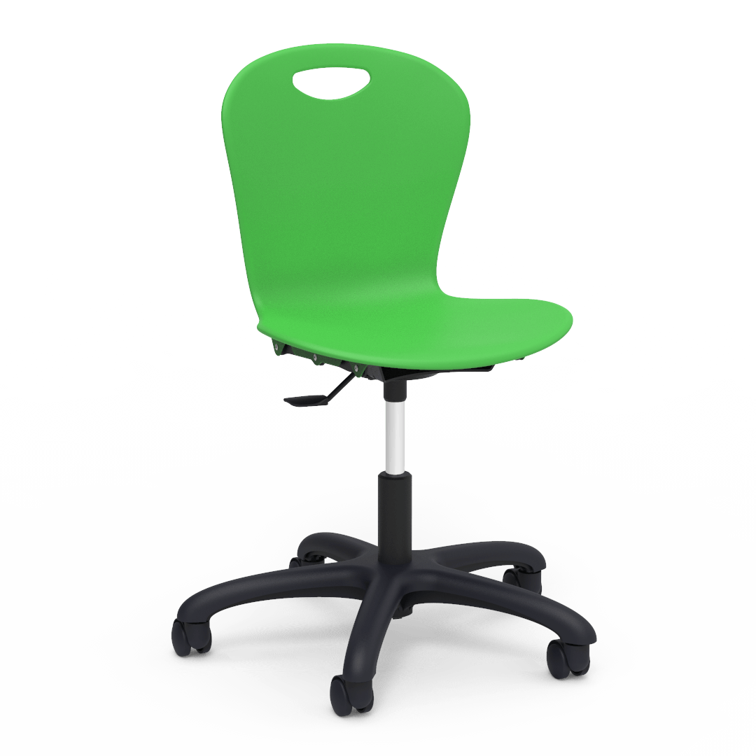 Virco ZTASK18 - Zuma Series Mobile Task Chair with Wheels (Virco ZTASK18) - SchoolOutlet