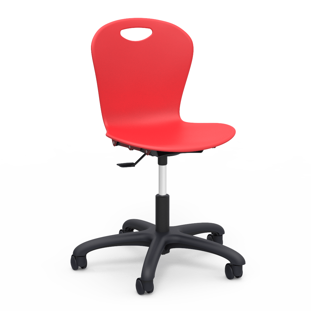 Virco ZTASK18 - Zuma Series Mobile Task Chair with Wheels (Virco ZTASK18) - SchoolOutlet