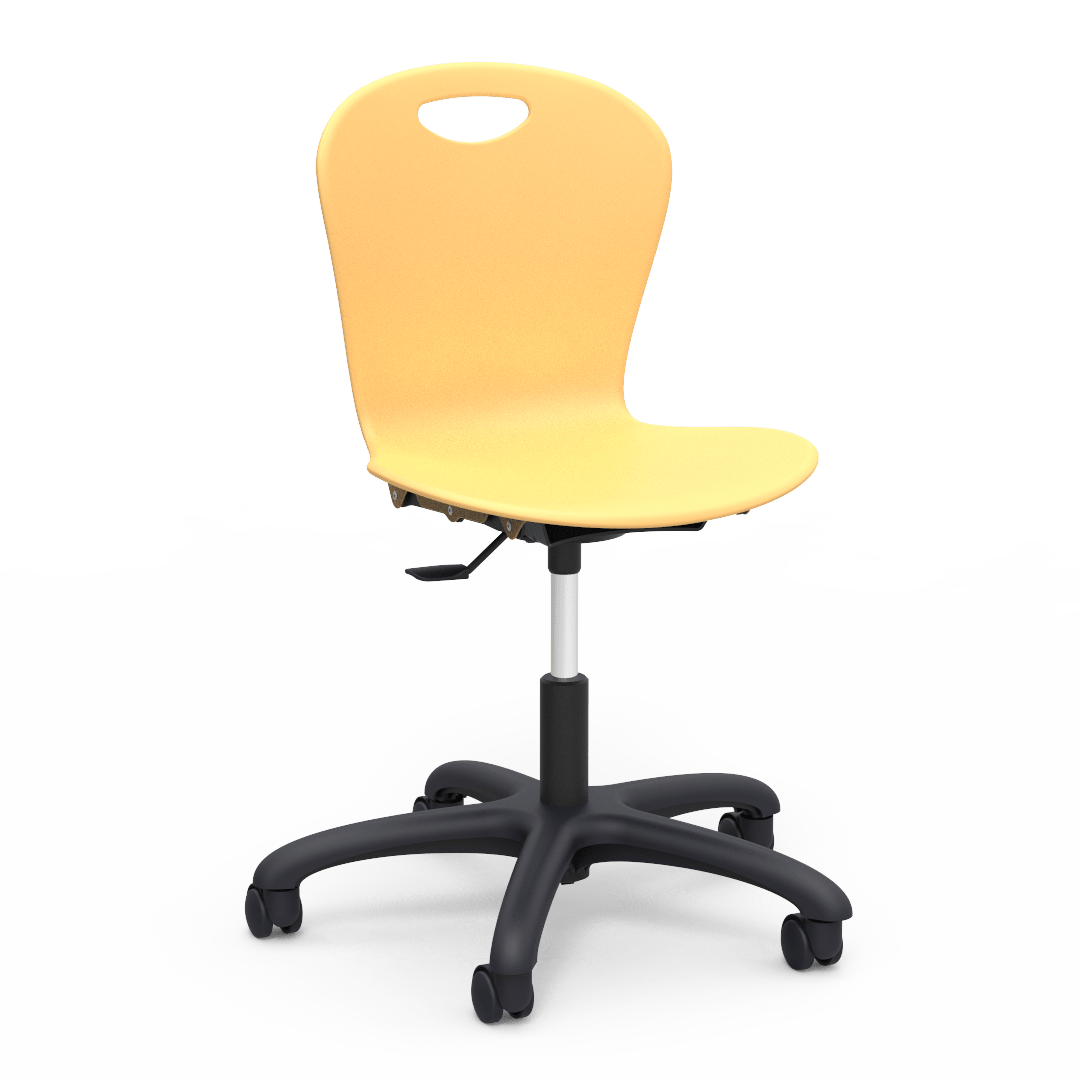 Virco ZTASK18 - Zuma Series Mobile Task Chair with Wheels (Virco ZTASK18) - SchoolOutlet