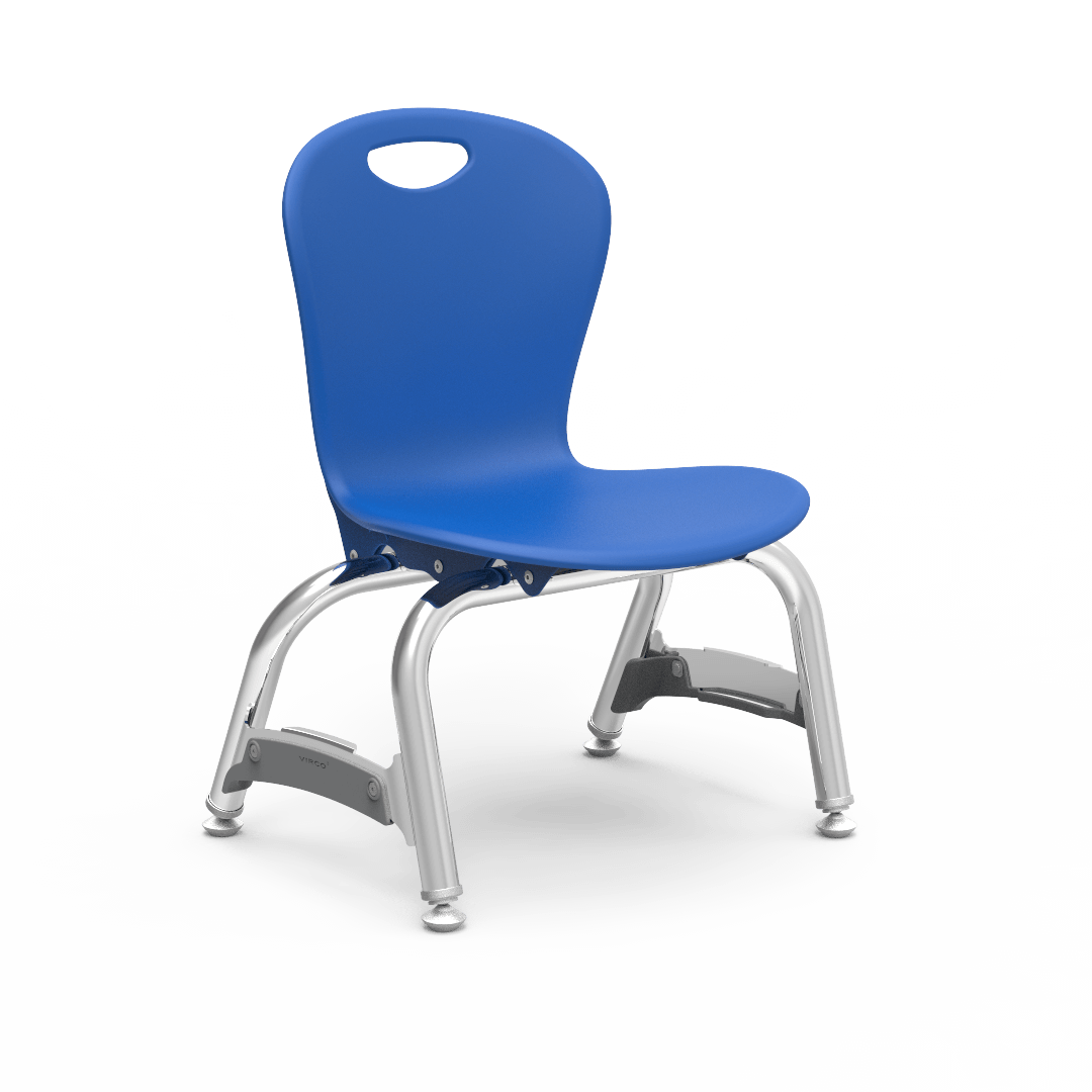 Virco ZU410 - Zuma Series 4-Legged Ergonomic Stack Chair, Contoured Seat/Back - 10" Seat Height (Virco ZU410) - SchoolOutlet