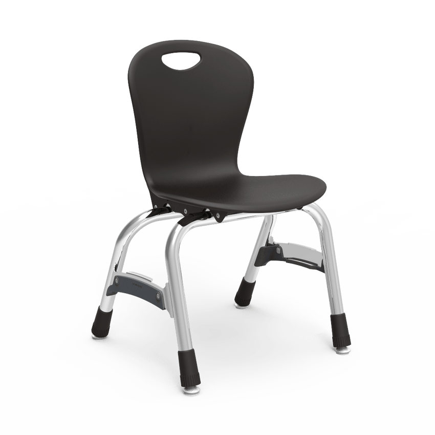 Virco ZU413 - Zuma Series 4-Legged Ergonomic Stack Chair, Contoured Seat/Back - 13" Seat Height (Virco ZU413) - SchoolOutlet