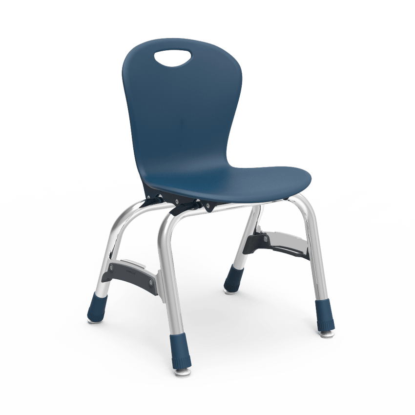 Virco ZU413 - Zuma Series 4-Legged Ergonomic Stack Chair, Contoured Seat/Back - 13" Seat Height (Virco ZU413) - SchoolOutlet