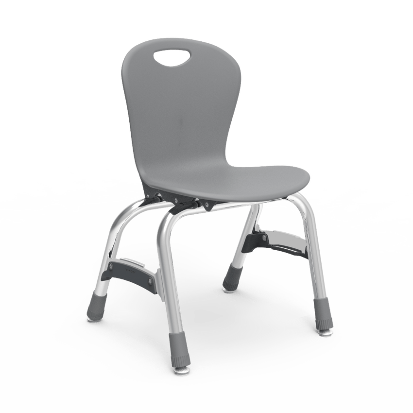 Virco ZU413 - Zuma Series 4-Legged Ergonomic Stack Chair, Contoured Seat/Back - 13" Seat Height (Virco ZU413) - SchoolOutlet